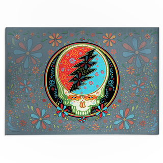 Grateful Dead Calaveras Steal Your Face Area Rug