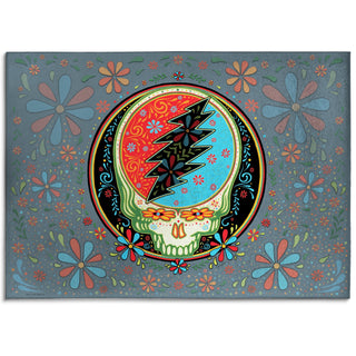 Grateful Dead Calaveras Steal Your Face Area Rug