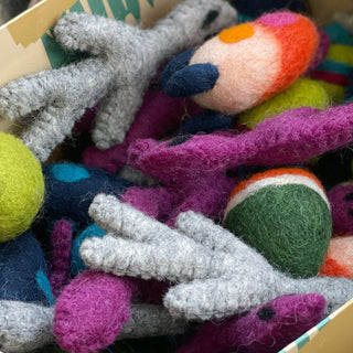 Space Cat Wool Pet Toy