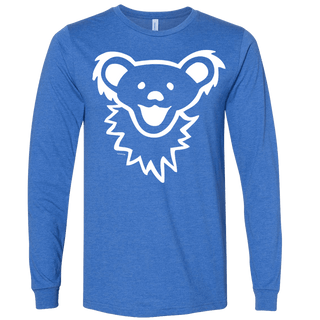 Grateful Dead Dancing Bear Face Unisex Longsleeve | Little Hippie