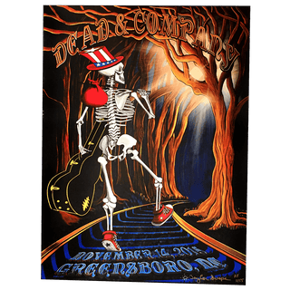 Dead & Company Greensboro Artist Edition Show Poster | Little Hippie