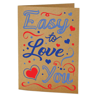 Easy to Love You Greeting Card | Little Hippie