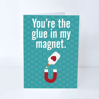 Glue in My Magnet Greeting Card, Phish Greeting Card, Kasvot Växt Greeting Card