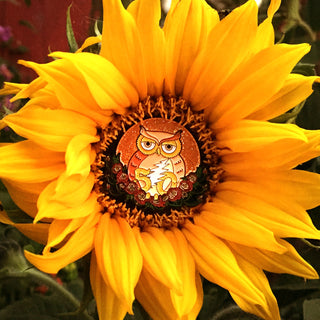 Grateful Dead Gold Owl Pins