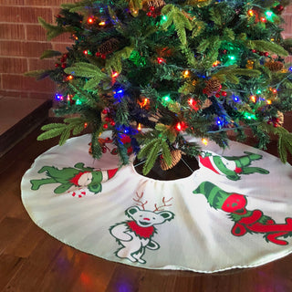 Grateful Dead Jingle Bears Christmas Tree Skirt | Little Hippie