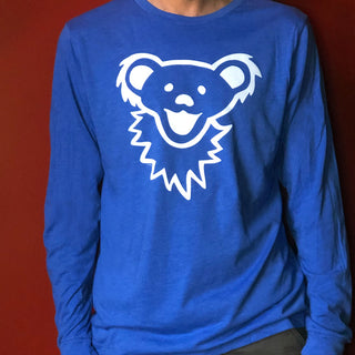 Grateful Dead Dancing Bear Face Unisex Longsleeve | Little Hippie