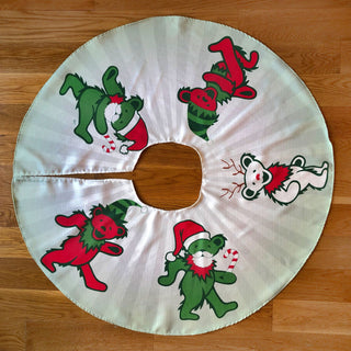 Grateful Dead Jingle Bears Christmas Tree Skirt | Little Hippie