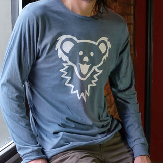 Grateful Dead Dancing Bear Face Unisex Longsleeve | Little Hippie