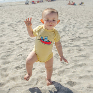 Grateful Dead Terrapin & Bear Dinghy Short Sleeve One Piece | Little Hippie