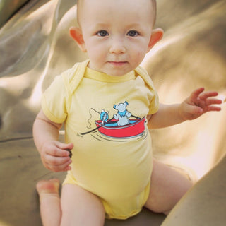 Grateful Dead Terrapin & Bear Dinghy Short Sleeve One Piece | Little Hippie