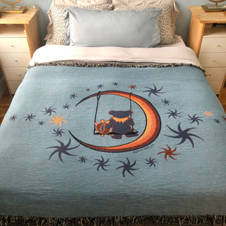 Grateful Dead Moon Swing Woven Cotton Blanket | Little Hippie