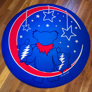 Grateful Moon Round Area Rug | Little Hippie