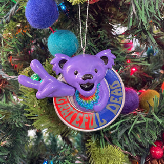 Grateful Dead Peace Bear Ornament