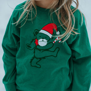 Grateful Dead Santa Bear Toddler Long Sleeve T | Little Hippie
