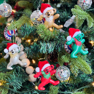 Grateful Dead Santa Bear Christmas Tree Ornaments