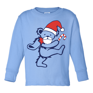 Grateful Dead Santa Bear Toddler Long Sleeve T PRE ORDER ships mid NOVEMBER