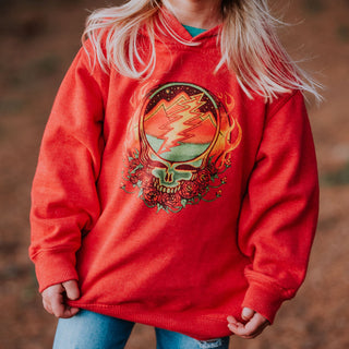 Grateful Dead Scarlet Fire Stealie Toddler Hoodie | Little Hippie