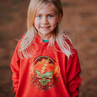 Grateful Dead Scarlet Fire Stealie Toddler Hoodie | Little Hippie