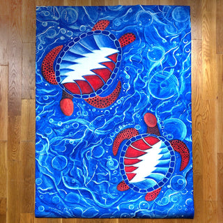 Grateful Dead Terrapin Swimmers Area Rug | Little Hippie