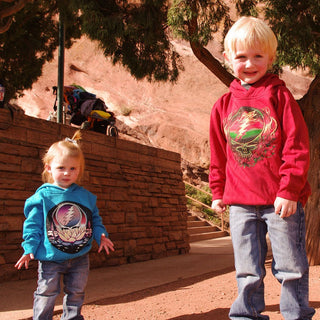 Grateful Dead Scarlet Fire Stealie Toddler Hoodie | Little Hippie