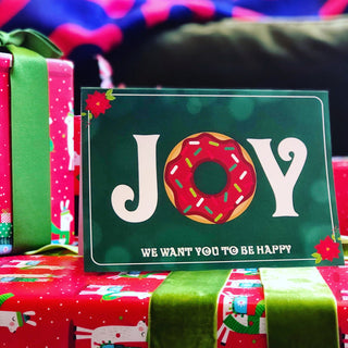 Joy Donuts Greeting Card | Little Hippie