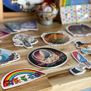 Grateful Dead Rainbow Bears Sticker