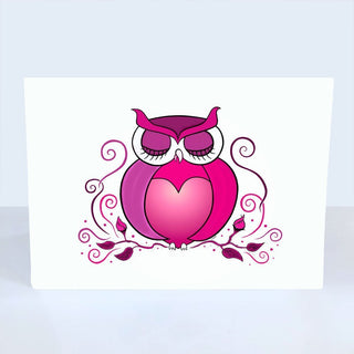 Love Owl Greeting Card | Little Hippie
