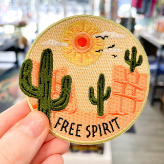 Free Spirit Desert Embroidered Patch