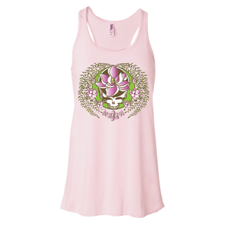 Grateful Dead Sugar Magnolia Stealie Women's Flowy Racerback Tank | Little Hippie