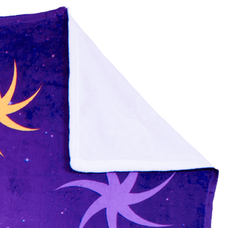 Grateful Dead Purple Moon Swing Coral Fleece Blanket