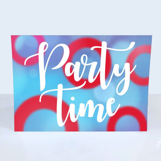 Party Time Greeting Card | Little Hippie
