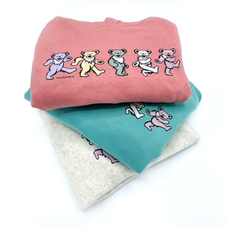 Grateful Dead Pastel Bears Toddler Hoodie