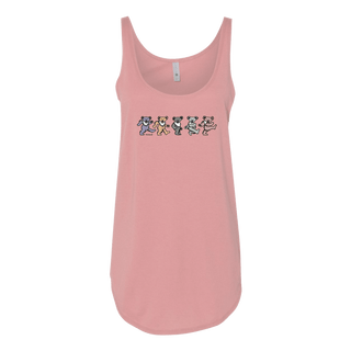 Grateful Dead Pastel Bears Women's Festival Tank