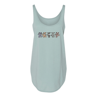Grateful Dead Pastel Bears Women's Festival Tank