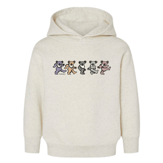 Grateful Dead Pastel Bears Toddler Hoodie
