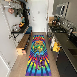 Grateful Dead Rainbow Bears Area Rug
