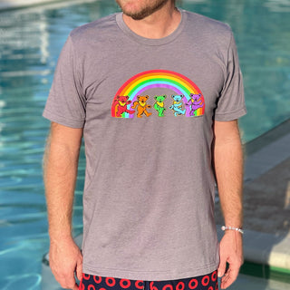 Grateful Dead Rainbow Bears Unisex T Shirt