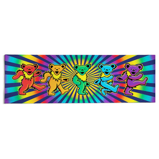 Grateful Dead Rainbow Bears Area Rug | Little Hippie