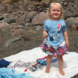 Grateful Dead Rocket Pop Coral Fleece Blanket | Little Hippie