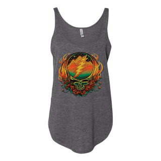 Grateful Dead Scarlet Fire Stealie Women's Festival Tank | Little Hippie