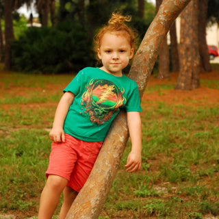 Grateful Dead Scarlet Fire Stealie Toddler T | Little Hippie