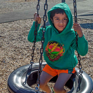 Grateful Dead Scarlet Fire Stealie Toddler Hoodie | Little Hippie
