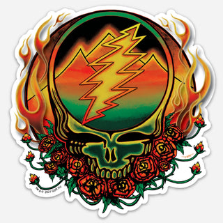 Grateful Dead Scarlet Fire Sticker | Little Hippie