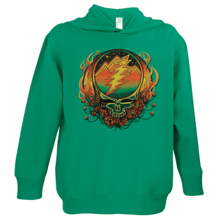 Grateful Dead Scarlet Fire Stealie Toddler Hoodie | Little Hippie