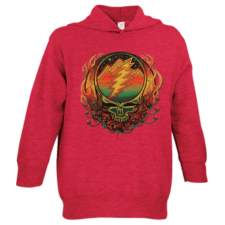 Grateful Dead Scarlet Fire Stealie Toddler Hoodie | Little Hippie