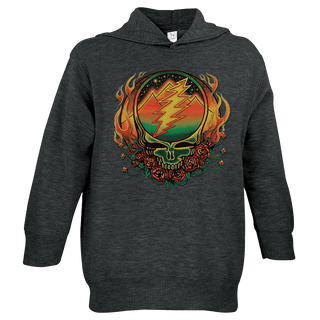 Grateful Dead Scarlet Fire Stealie Toddler Hoodie | Little Hippie