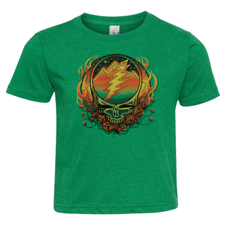 Grateful Dead Scarlet Fire Stealie Toddler T | Little Hippie