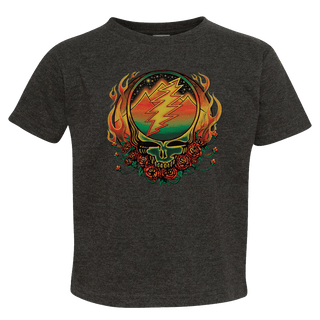 Grateful Dead Scarlet Fire Stealie Toddler T | Little Hippie
