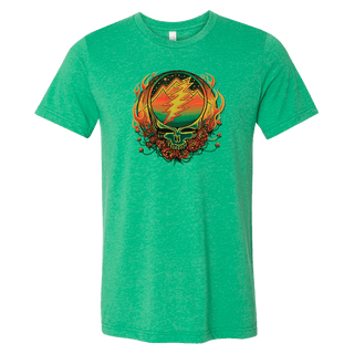 Grateful Dead Scarlet Fire Stealie Unisex T | Little Hippie