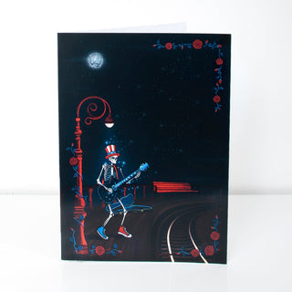 Grateful Dead Skella Blues Greeting Card | Little Hippie